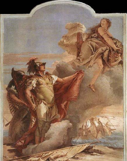 TIEPOLO, Giovanni Domenico Venus Appearing to Aeneas on the Shores of Carthage